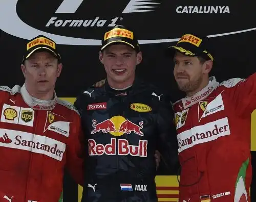 Fenomeno Verstappen, Ferrari sul podio