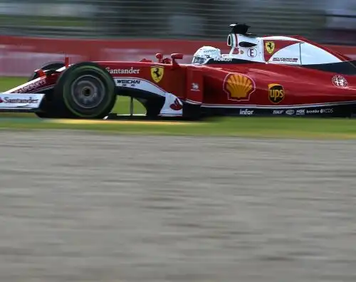 Ultime libere, zampata di Vettel