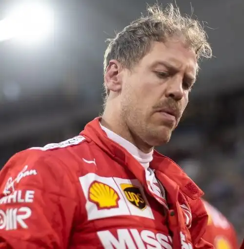 Sebastian Vettel prova a scuotere la Ferrari