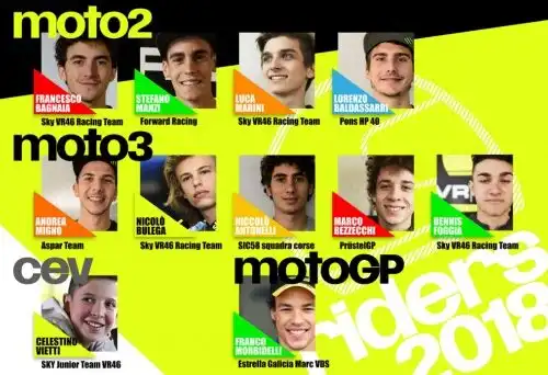 La VR46 Academy felice per lo sbarco in MotoGp