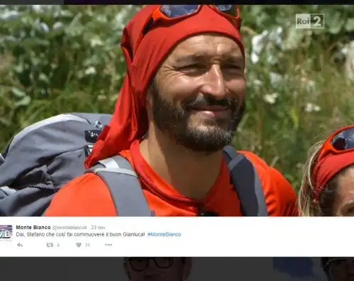 Monte Bianco, Zambrotta trionfa in lacrime