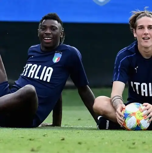 Italia Under 21, Zaniolo e Kean finiscono nei guai