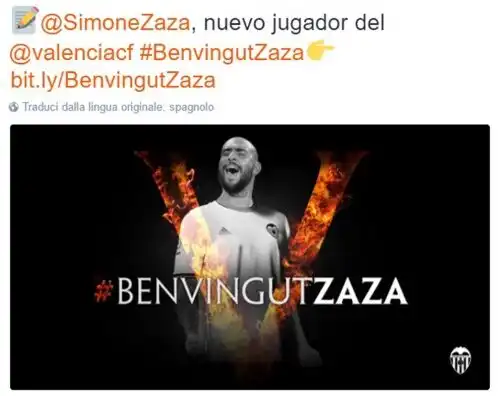 Zaza-Valencia ufficiale: “Sono pronto”