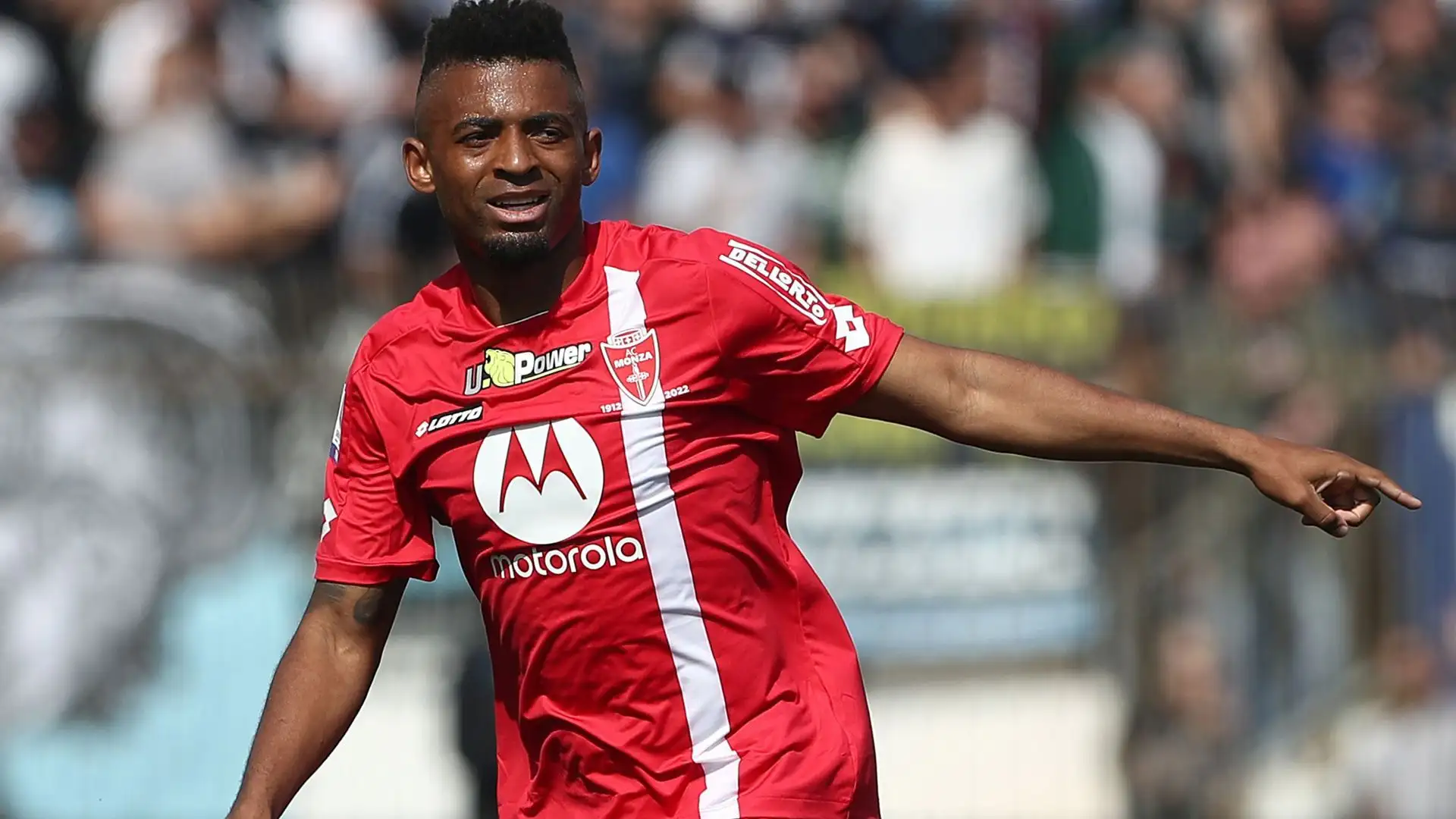 Il calciatore del Monza José Machin (Guinea Equatoriale)