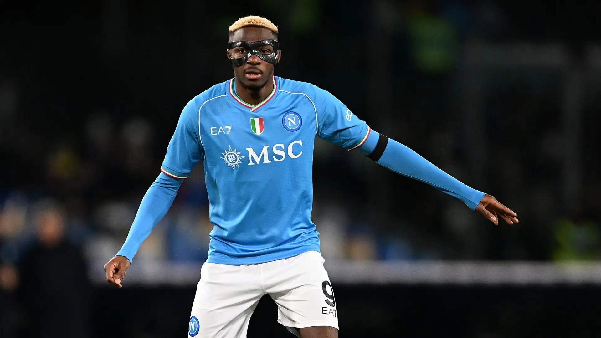 Il bomber e stella del Napoli Victor Osimhen (Nigeria)