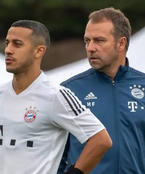 Hansi Flick e Thiago Alcantara di nuovo insieme: le foto