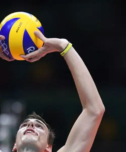 Simone Giannelli si gode la partenza lanciata dell’Italvolley