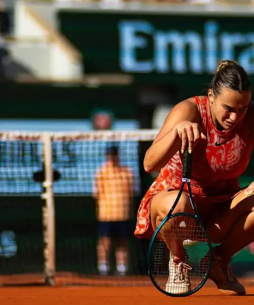 Aryna Sabalenka sta male, il sogno è finito. Le foto