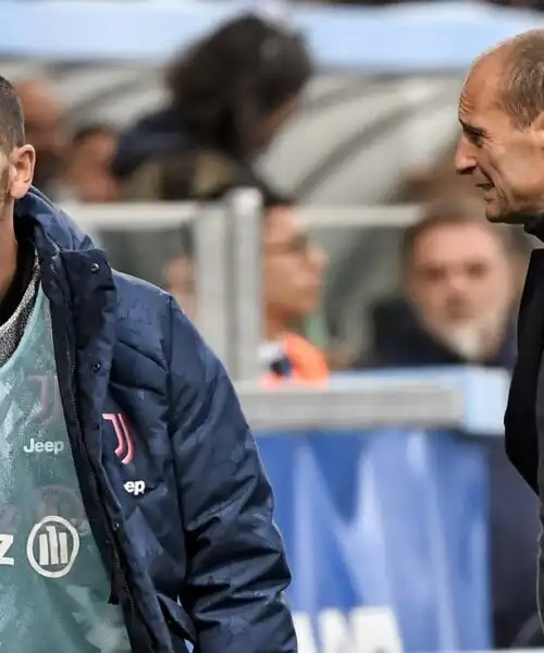 Leonardo Bonucci, doppia frecciata a Max Allegri: le foto