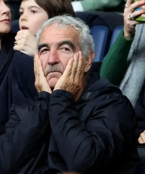 Riecco Raymond Domenech: attacco a un tecnico italiano, foto