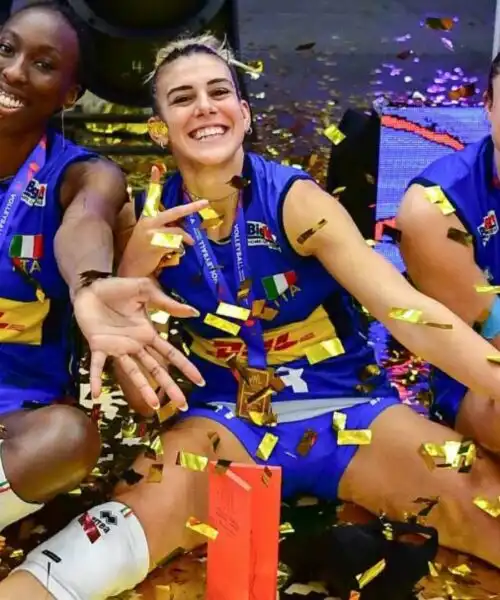 Un milione di euro per Paola Egonu, Alessia Orro e Myriam Sylla, svelati i premi: le foto