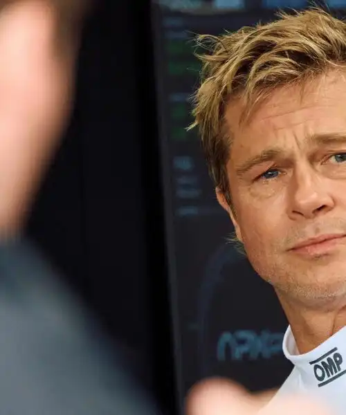 Brad Pitt torna in pista: le foto da Silverstone