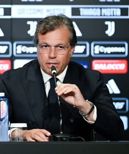 Cristiano Giuntoli parla chiaro sul mercato della Juventus