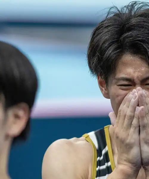 Daiki Hashimoto piange: questa volta sono lacrime di gioia. Le foto