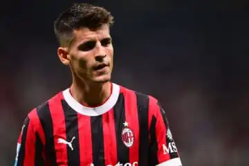 Tegola Milan: si ferma Alvaro Morata