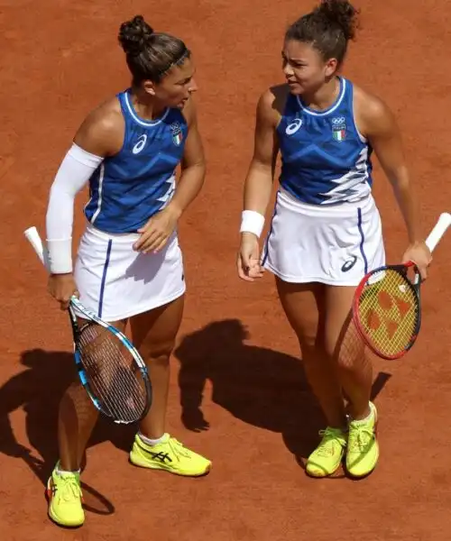 Errani-Paolini da favola: fanno sognare l’Italia a Parigi. Le foto