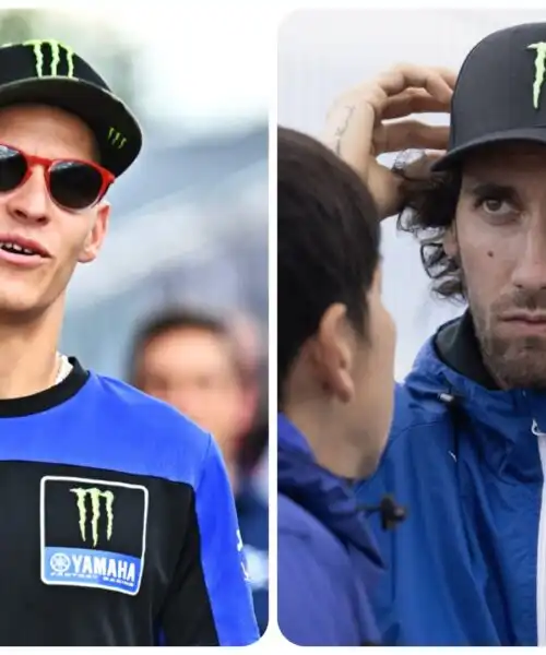 Yamaha: Fabio Quartararo spazientito, Alex Rins alza banidera bianca