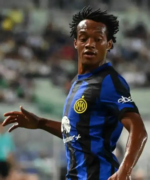 Juan Cuadrado da un nerazzurro all’altro, è ufficiale