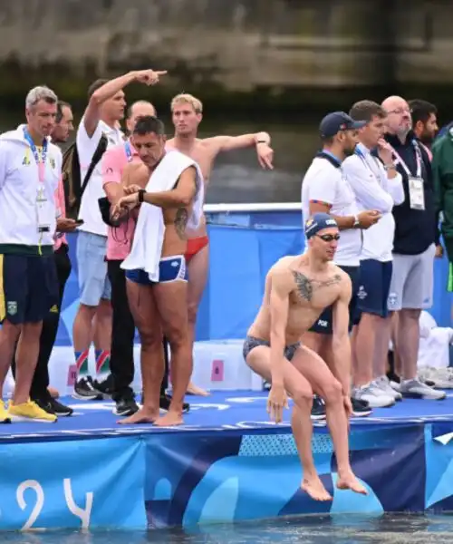 Olimpiadi Parigi 2024: il ct nella Senna, Gregorio Paltrinieri no