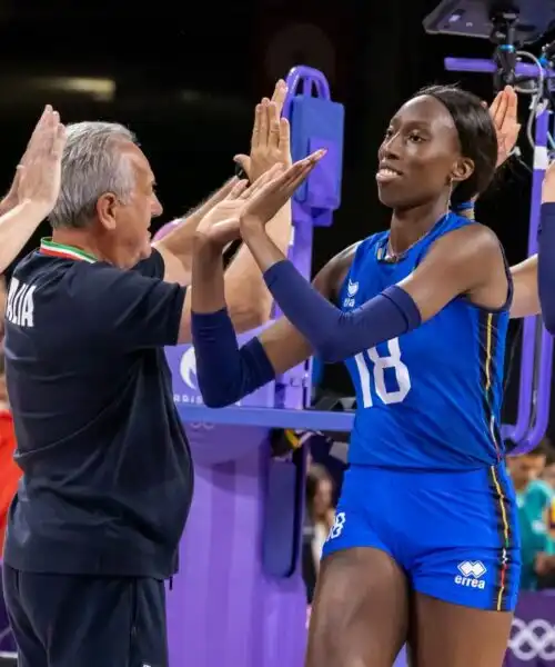 Italvolley, cambio di formazione per il match contro la più pagata del mondo: le foto