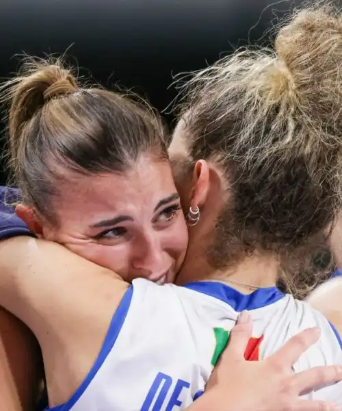 Alessia Orro e Anna Danesi in lacrime, Italvolley a un passo dall’oro: le foto