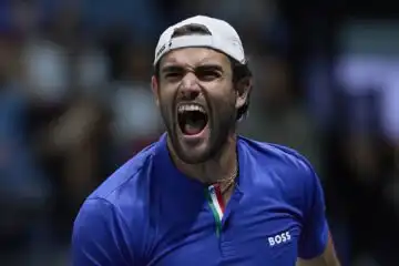 Coppa Davis: Italia avanti 1-0, Berrettini di rimonta davanti a Jannik Sinner