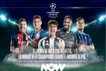 Champions League, nuova campagna di NOW