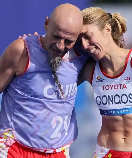 L’atleta rivuole a tutti i costi la sua medaglia dopo l’incredibile squalifica. Le foto