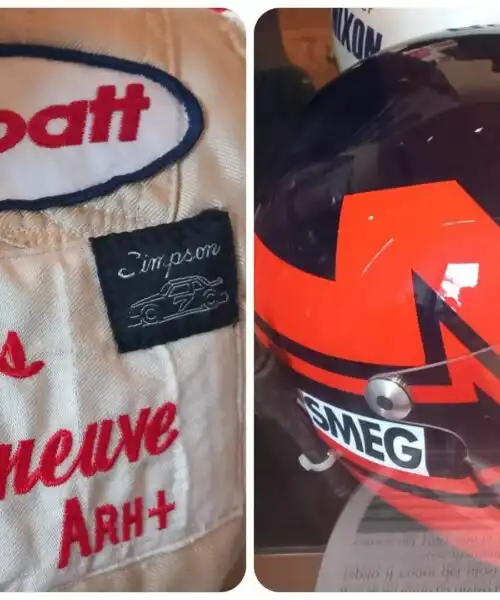 Tuta e casco di Gilles Villeneuve emozionano ancora: le foto