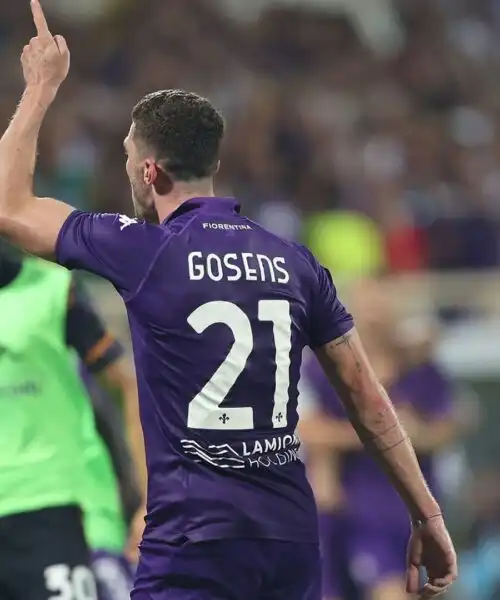 Robin Gosens ringrazia la Fiorentina