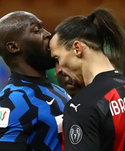 Inter-Milan, i più grandi duelli: le foto della rissa Ibrahimovic-Lukaku