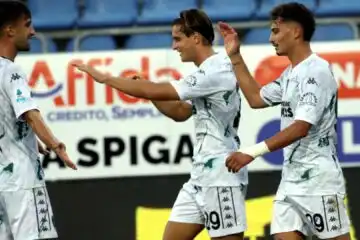 Colombo ed Esposito stendono il Cagliari, l’Empoli vola al secondo posto