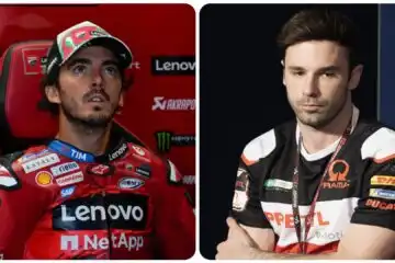 Pecco Bagnaia: addio da brividi a Luca Salvadori