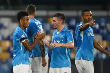 Napoli, la manita vale la Lazio