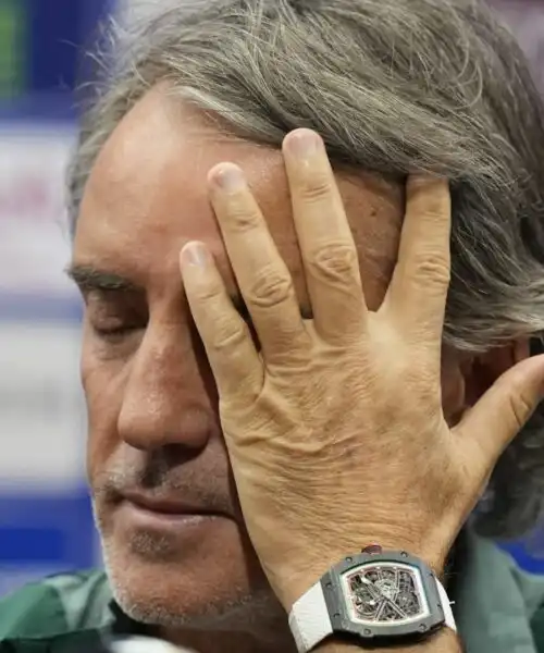 Roberto Mancini sbotta dopo l’umiliante pareggio: le foto