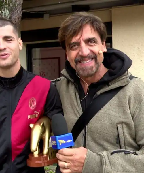 C’era aria di un Tapiro calcistico a Milano: lo danno ad Alvaro Morata