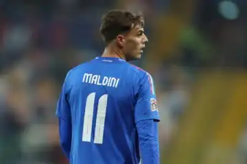 Italia, Daniel Maldini non nasconde la sua emozione