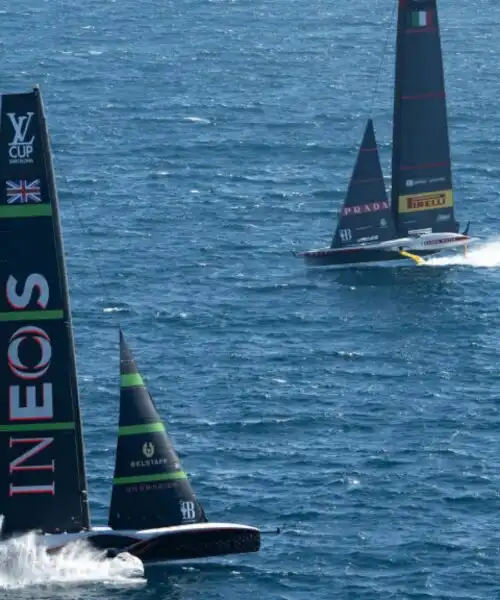 Finale Louis Vuitton Cup: Ineos Britannia rompe l’equilibrio con Luna Rossa