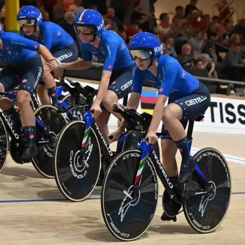 Mondiali su pista, Italia bronzo nell’inseguimento a squadre femminile