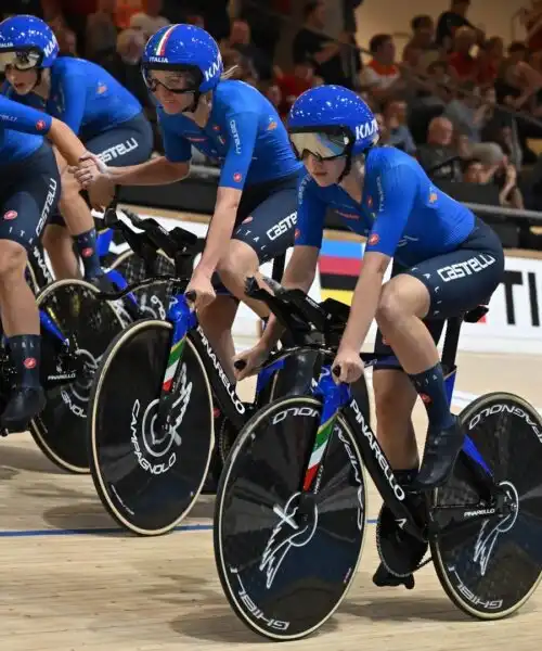 Mondiali su pista, Italia bronzo nell’inseguimento a squadre femminile