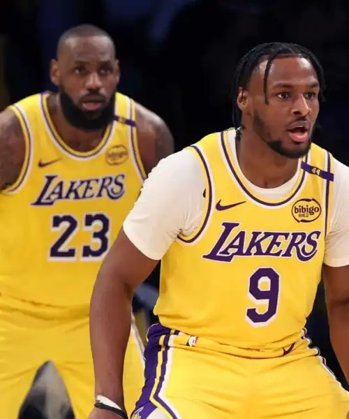 NBA: LeBron e Bronny in campo insieme: fatta la storia