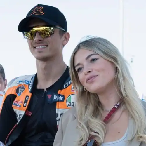 Luca Marini è diventato papà: è nata Angelina Luce