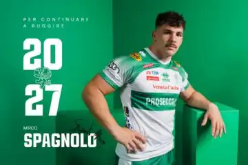 Il Benetton Rugby blinda Mirco Spagnolo