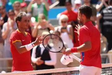 Novak Djokovic rende omaggio a Rafael Nadal