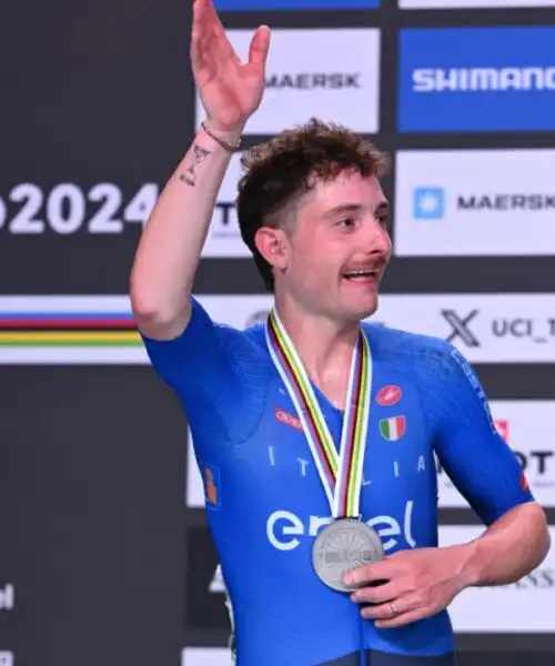 Mondiali su pista, Simone Consonni d’argento nell’Omnium