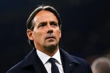 Simone Inzaghi prova a consolare Arnautovic