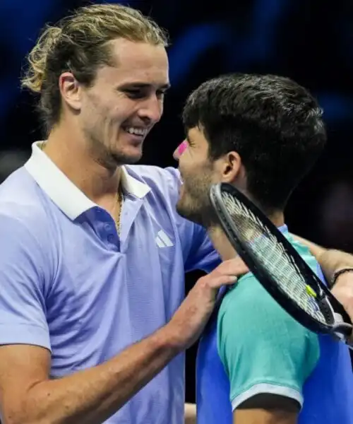 Alexander Zverev scherza con Carlos Alcaraz: “Almeno una dovevo vincerla io”