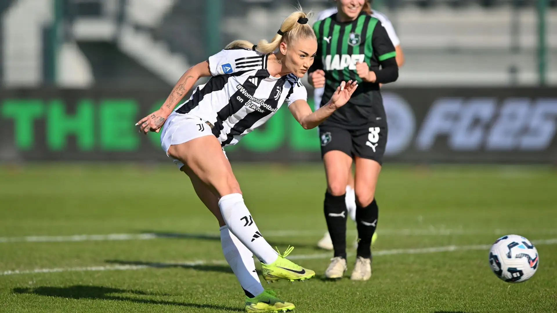 La stella si è trasferita alla Juventus la scorsa estate
