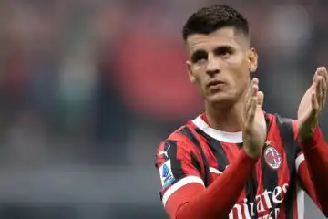 Milan, Alvaro Morata fa festa con Rafael Leao