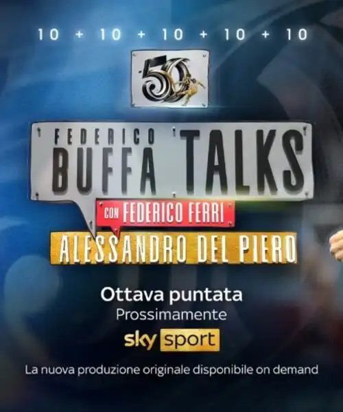 Federico Buffa Talks, festa speciale per Alessandro Del Piero